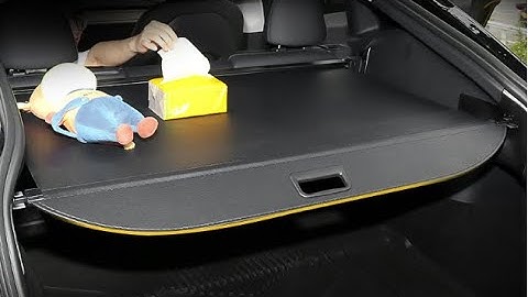 Carwiner Rear Trunk Cargo Cover for Tesla Model Y Installation Video