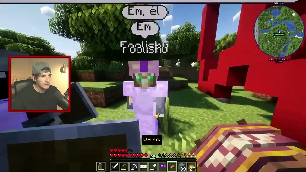 LUZU se entera de que SLIME mató a TILIN y llora a final 😢 QSMP