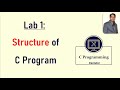 Structure of a C Program