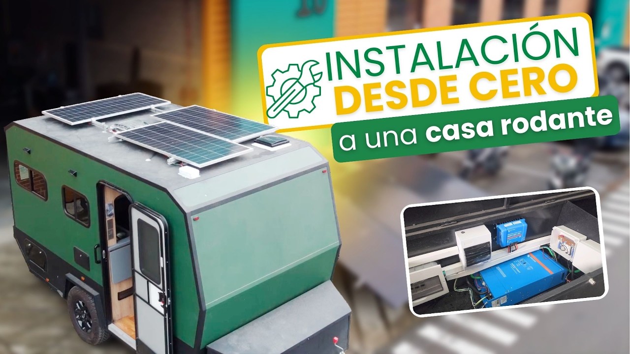 Instalación Solar Aislada para Remolque Móvil | Sistema 100% Autónomo