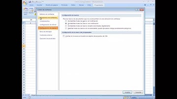 VBA Excel 2007   Seguridad de Macros   Video 3 Excel 2007