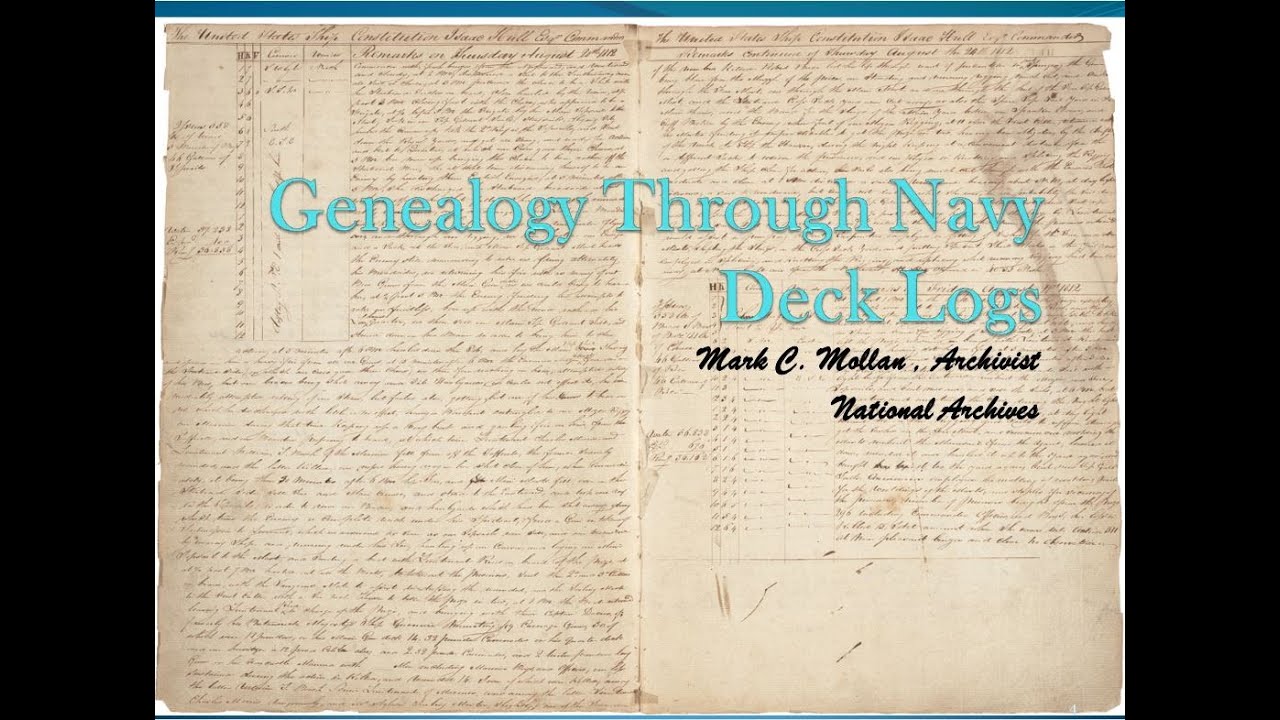 Documentary backdrop image for 2013 Genealogy Fair - Genealogy Through Navy Deck Logs (2022)