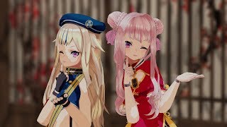 【MMD】「桃源恋歌/Tougen Renka」【Vtuber-田中ヒメ・鈴木ヒナ/ Tanaka Hime・Suzuki Hina】