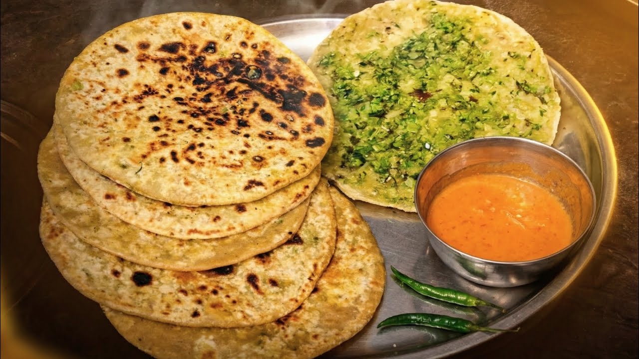 Hare Matar Ka Khasta Paratha | ढाबे जैसा स्वाद घर पर! | Matar Paratha Recipe | Winter Special 🫛 