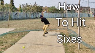 How To Hit Long Sixes In Cricket// Six Kaise Mare Batting Drills in Hindi