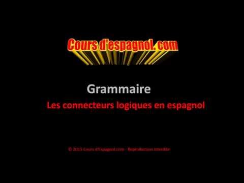 Grammaire - Les connecteurs logiques en espagnol
