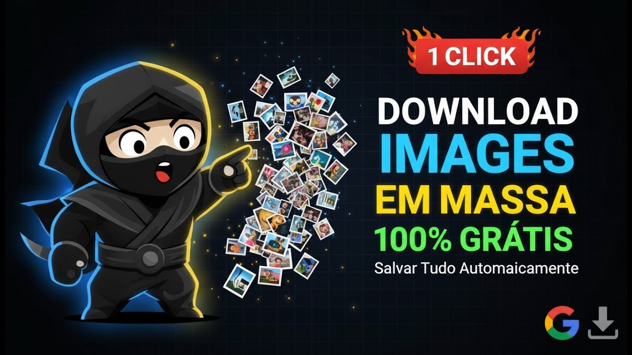 🔥 BAIXE Imagens do Google em MASSA! Ferramenta Automática Salva TUDO em 1 Clique [GRÁTIS]
