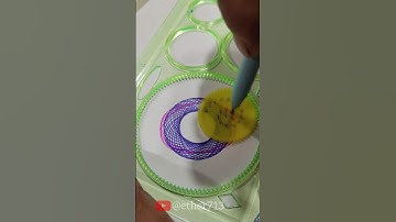 How many rotation did the pen make in total? #2025 #shorts #spirograph #satisfying