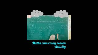Maths Activity :Draw rain drops according to number #maths
