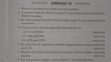 Class 10 | Exercise 1A (Q.1 - Q.7) | Real numbers | RS Aggarwal | 2021 - Edition