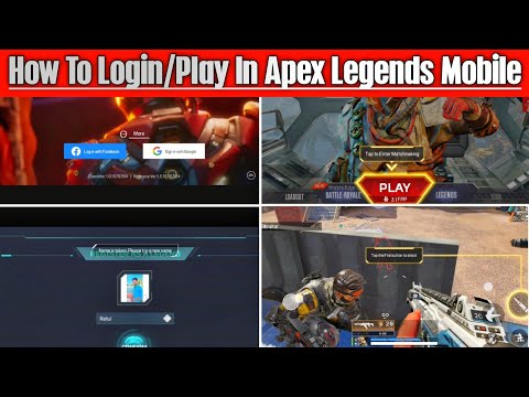 How To Login Apex Legends Mobile|How To Open & Play Apex Legends|Apex Legends Me Id Kaise Banaye|