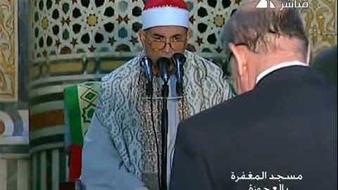 الشيخ حسين يوسف الزاوي _ تلاوة من سورة الأنبياء