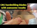 CNC milling hardened knife blades - How to - Fixturing, CAD, and CAM