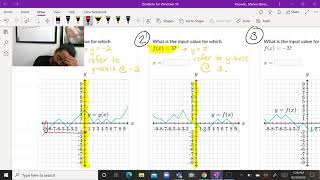 Functions - Evaluating Outputs from a Graph