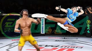 UFC4 Bruce Lee vs. Chun Li EA Sports UFC 4