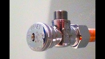 Compression Valve Installation - Water Valve