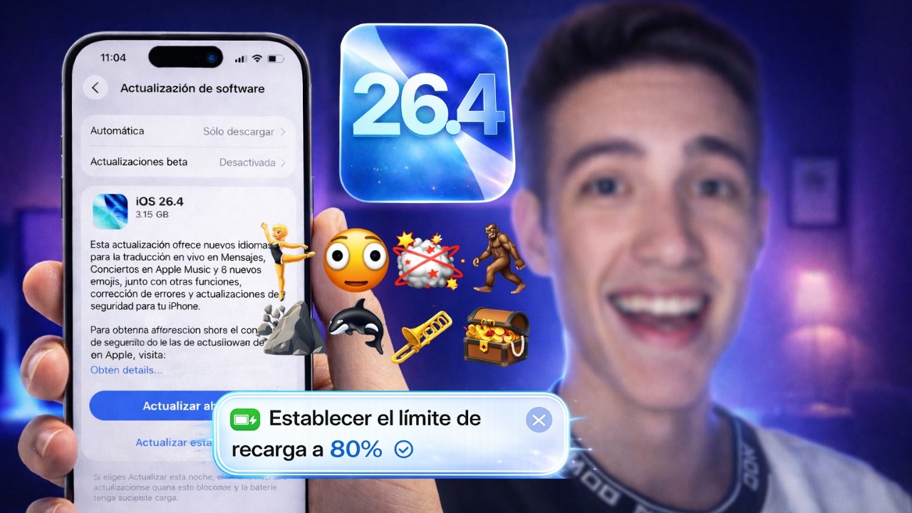 iOS 26.4 YA ESTÁ AQUÍ 🚀 10 NUEVAS FUNCIONES que CAMBIAN TODO - YouTube