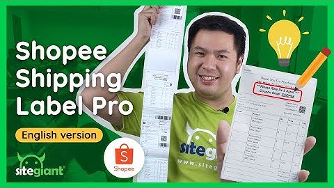 SiteGiant Shopee Shipping Label Pro - Smarter way to speed up your packing process