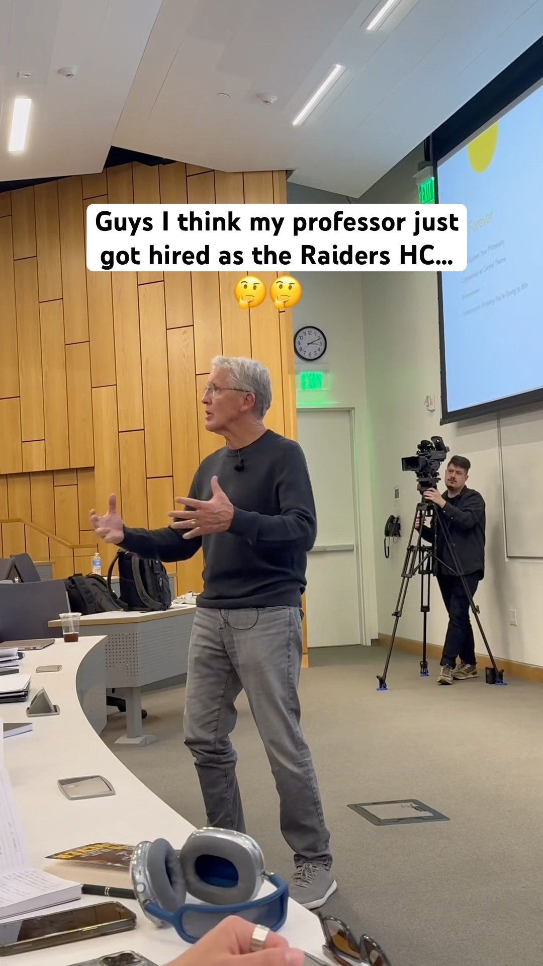 Pete Carroll is really a Professor at USC ??‍? #shorts