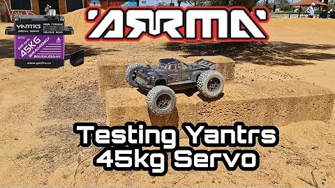 Arrma Notorious 6s testing 45kg Yantrs Servo