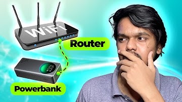 Powerbank for WiFi Router in 1500rs!! How to Run WiFi Router on UPS Powerbank!!