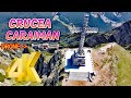 Crucea Eroilor de pe Muntele Caraiman, Busteni, Bucegi, drona