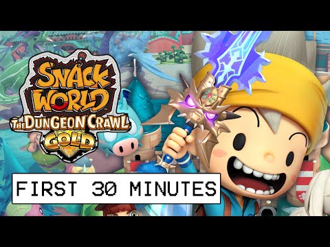 Snack World The Dungeon Crawl Gold First 30 Minutes Of Gameplay