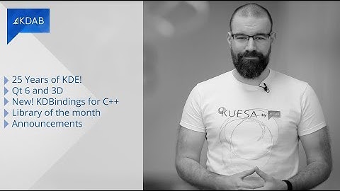 KDAB News 10/2021 - Topics: Qt 6 and 3D - What