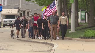 Cleveland Firefighters Honor Euclid Officer Jacob Derbin With Memorial Walk