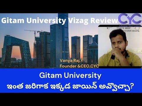 GITAM University Vizag |Vanya Raj | Choose Your Career