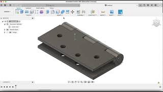Creating a Hinge with Fusion 360