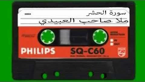 سورة الحشر= هديتى الى ارواح امواتكم اخوانى واخواتى الاطهار=ملا صاحب العبيدي