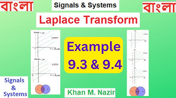 Example 9.3 & 9.4 || Laplace Transform || Signals & Systems
