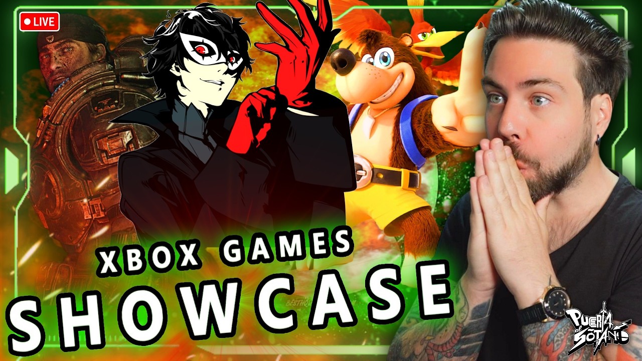🔥Xbox Game Showcase REACCIÓN EN DIRECTO! PERSONA 6!? Gears! Sonic? Halo! Spyro? y MÁS SORPRESAS!