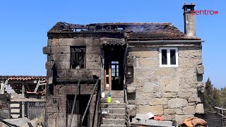 Fogo de O. Hospital com possível origem criminosa. Arderam 1.400 hectares. Duas casas destruídas