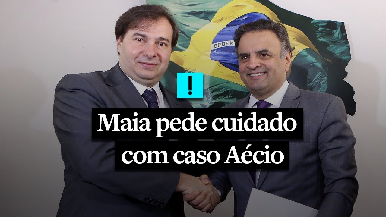Maia pede cuidado com caso de Aécio - YouTube
