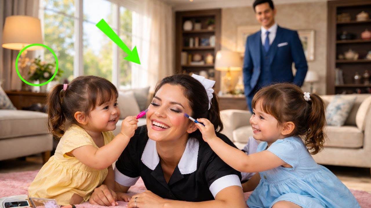 PENGUSAHA DUDA MEMERGOKI ADEGAN HARU ASISTEN RUMAH TANGGA BERMAIN DENGAN PUTRI KEMBARNYA YANG LUMPUH