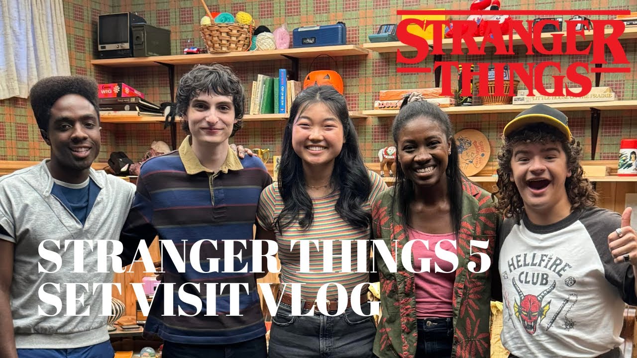 VISITING THE SET OF STRANGER THINGS 5: VLOG - YouTube