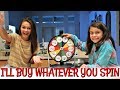 I'LL BUY WHATEVER YOU SPIN CHALLENGE! EMMA AND ELLIE