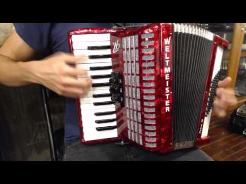 How to Play a 48 Bass Accordion – Lesson 7 – Blues Scale in C – 12 Bar Blues