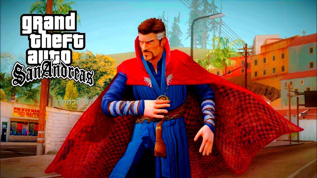 مود دكتور سترينج الخارق في GTA San Andreas 🌀 سحر لا نهائي!