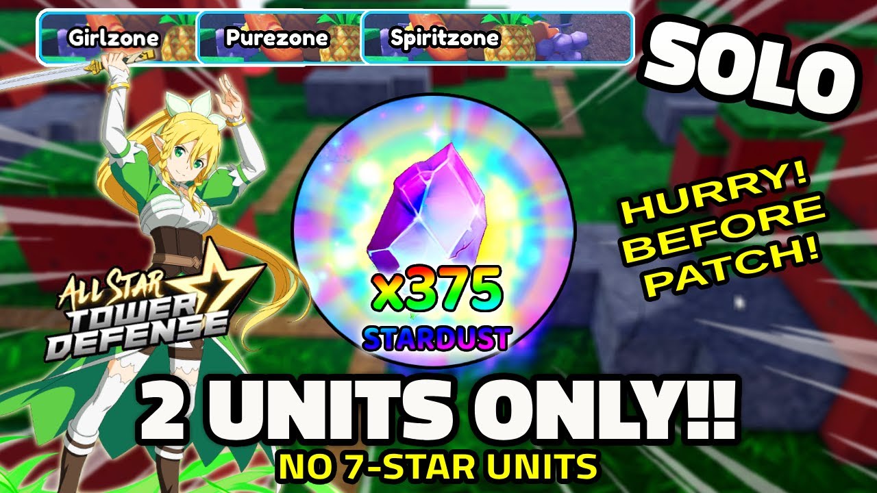 Do This Now Before It Gets Patched! Solo GirlZone PureZone SpiritZone Raids | All Star Tower Defense