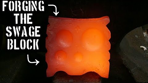 Forging a Swage Block BY HAND!!!