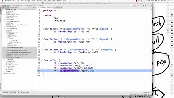 golang http server -  adding a route