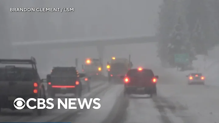 Biden approves a disaster declaration for California amid severe rain and snow