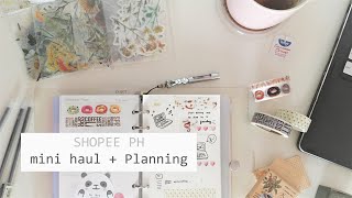Mini Shopee Haul   Starting a Weekly Planner [Philippines]