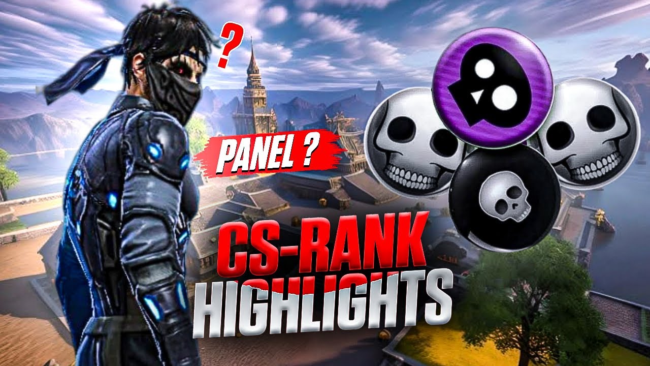 CS Rank Highlights 1.0 👽❤️| Panel User?😱 | 4 Bullet 4 Down?? 🤯