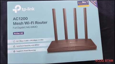 Unboxing tp-link Archer A6 V3