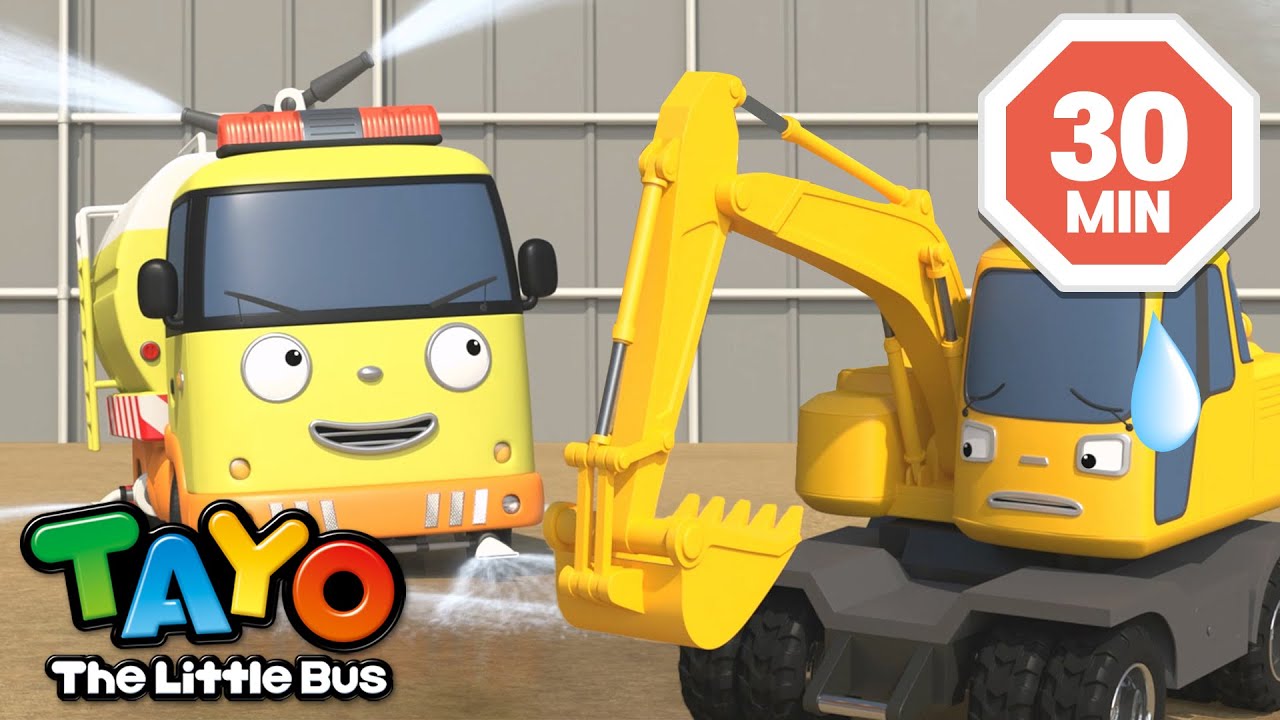 Tayo English Episode | Poco is embarrassed | Rubby becomes a sprinkler truck | Tayo Episode Club