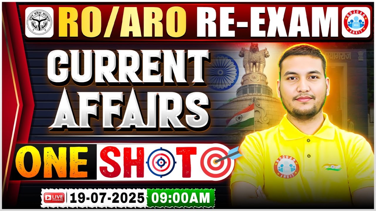 UPPSC RO ARO Current Affairs One Shot | Current Affairs One Shot RO ARO ...